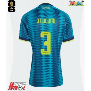 Colombia Jhon Lucumi #3 Segunda Equipación Mujer Mundial 2026 Manga Corta